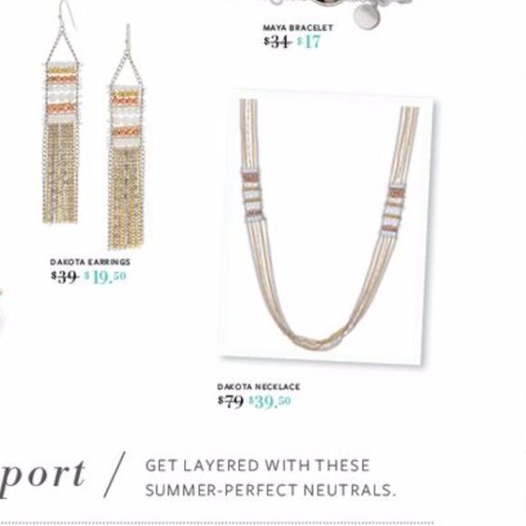 Stella & Dot Dakota Beaded Necklace - Picture 6 of 8